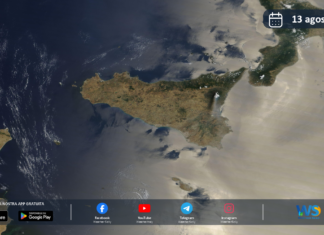 Immagine satellitare NASA – 13 agosto 2026