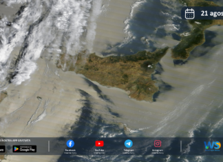Immagine satellitare NASA – 21 agosto 2026