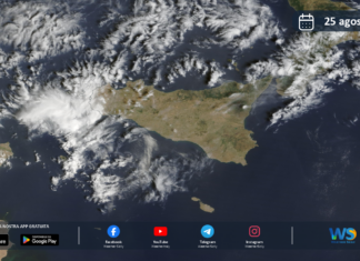 Immagine satellitare NASA – 25 agosto 2026