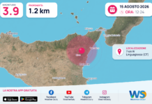 Scossa di terremoto magnitudo 3.9 nei pressi di Linguaglossa (CT)