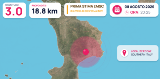 Preanalisi EMSC: terremoto M3.0 – SOUTHERN ITALY