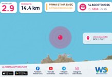 Preanalisi EMSC: terremoto M2.9 – SICILY, ITALY