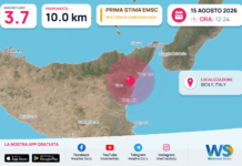 Preanalisi EMSC: terremoto M3.7 – SICILY, ITALY