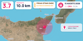 Preanalisi EMSC: terremoto M3.7 – SICILY, ITALY