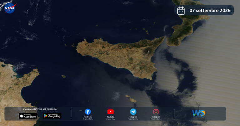 Immagine satellitare NASA – 7 settembre 2026
