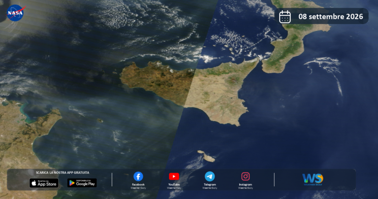 Immagine satellitare NASA – 8 settembre 2026