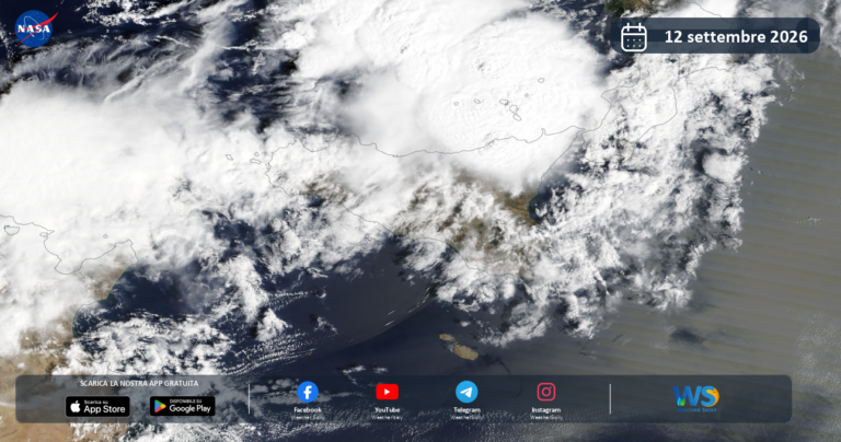 Immagine satellitare NASA – 12 settembre 2026