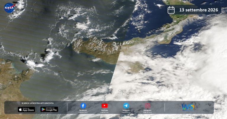 Immagine satellitare NASA – 13 settembre 2026