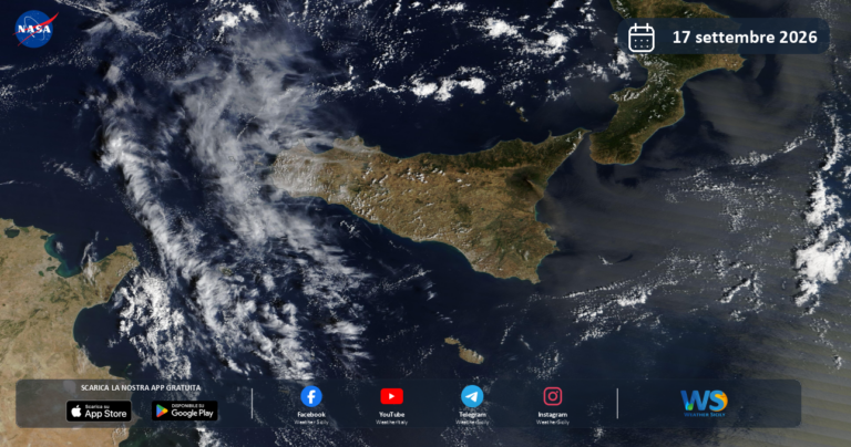 Immagine satellitare NASA – 17 settembre 2026