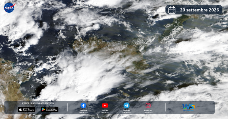 Immagine satellitare NASA – 20 settembre 2026