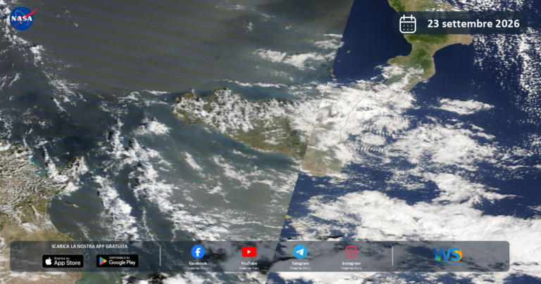 Immagine satellitare NASA – 23 settembre 2026