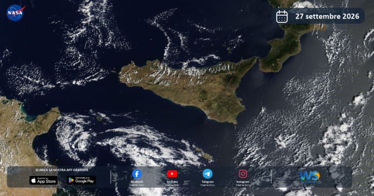 Immagine satellitare NASA – 27 settembre 2026
