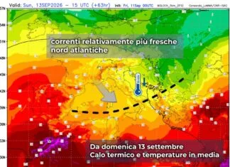 Meteo Sicilia, fine del gran caldo: dal weekend graduale calo termico e ritorno a valori tipici di settembre, con locale instabilità