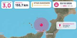 Stima automatica QuakeMon: possibile terremoto Mw 3,0 QuakeMon: stima automatica non ufficiale, evento 26582; magnitudo e posizione possono essere riviste