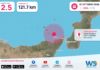 Terremoto M2,5 – Costa Siciliana nord-orientale (Messina) – dati INGV