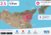 Terremoto M2,5 – 7 km SE Bronte (CT) – dati INGV